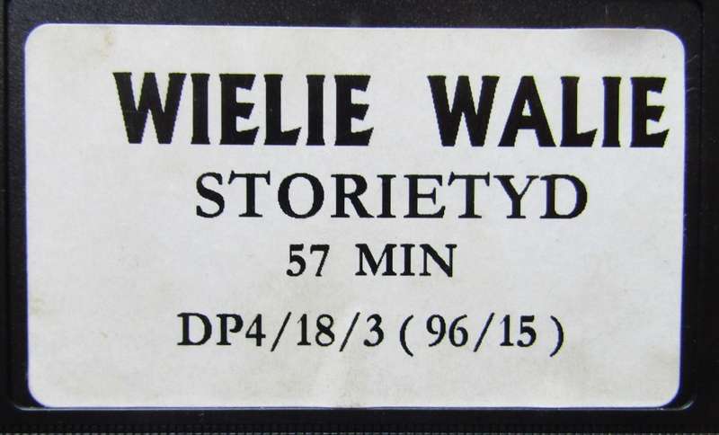 Wielie Walie Storietyd - VHS Video Tape (1996)