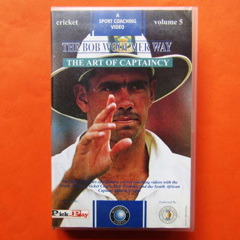 The Art of Captaincy - Hansie Cronje - Cricket VHS Video Tape (1996)