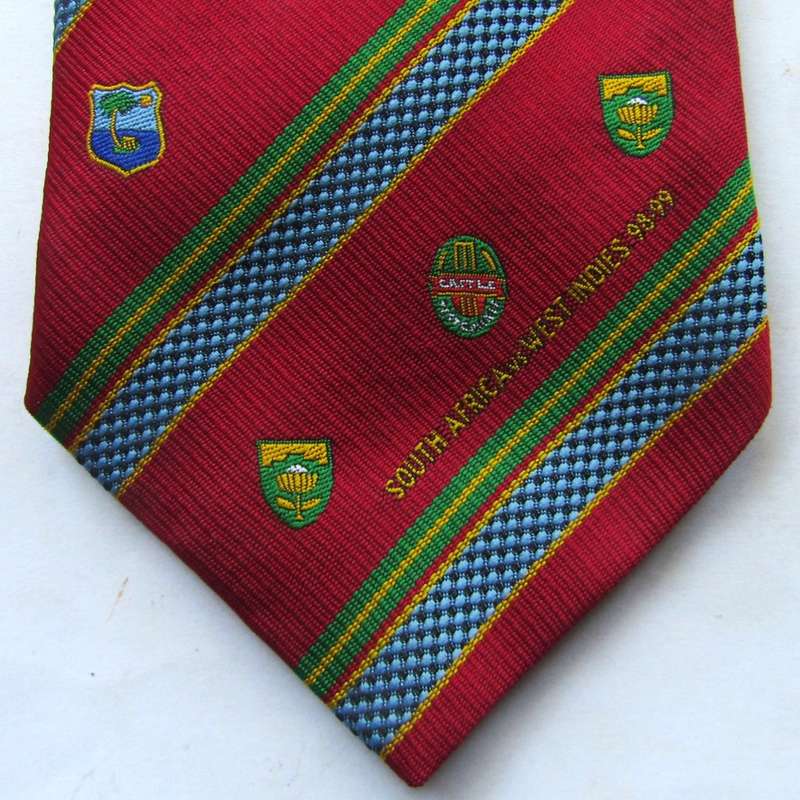 1998 SA vs West Indies Cricket Neck Tie