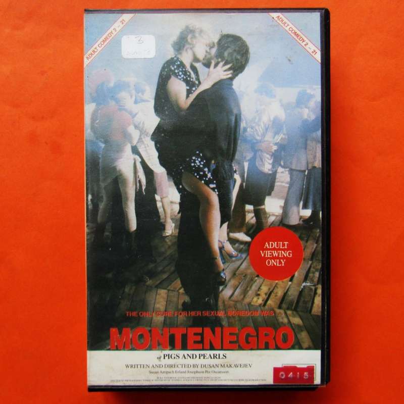Montenegro - Dark Comedy Movie VHS Tape (1983)