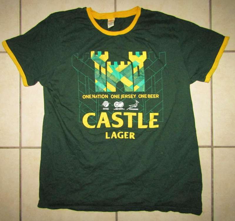 Old One Nation Castle Lager Shirt - XL Size