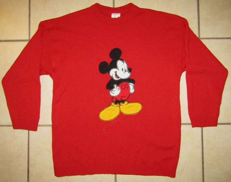 Old Disney Mickey Mouse Kids Jersey