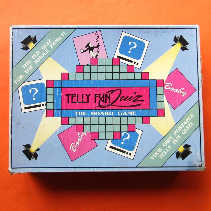 1992 Telly Fun Quiz Board Game