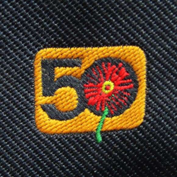 1988 Noord Transvaal Rugby 50 Year Neck Tie