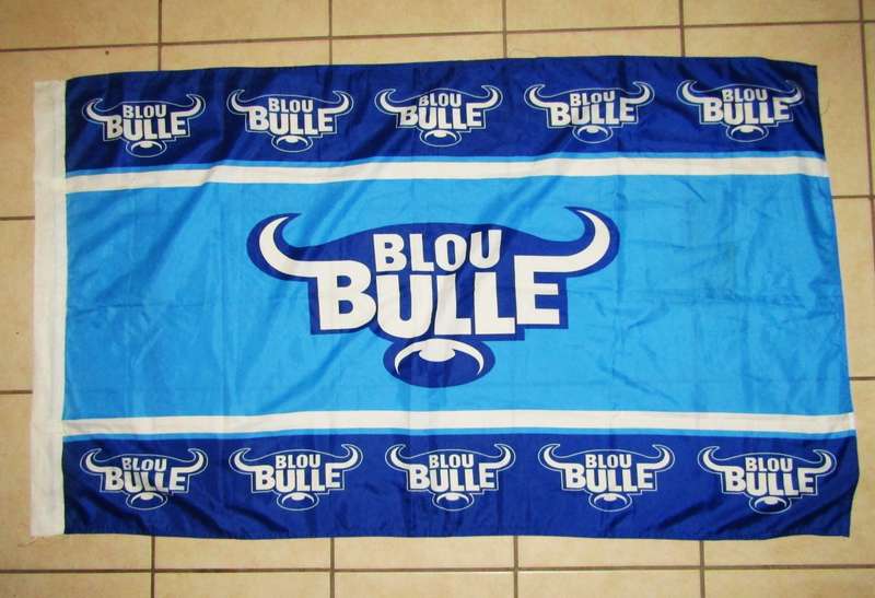 Large Blou Bulle Rugby Flag