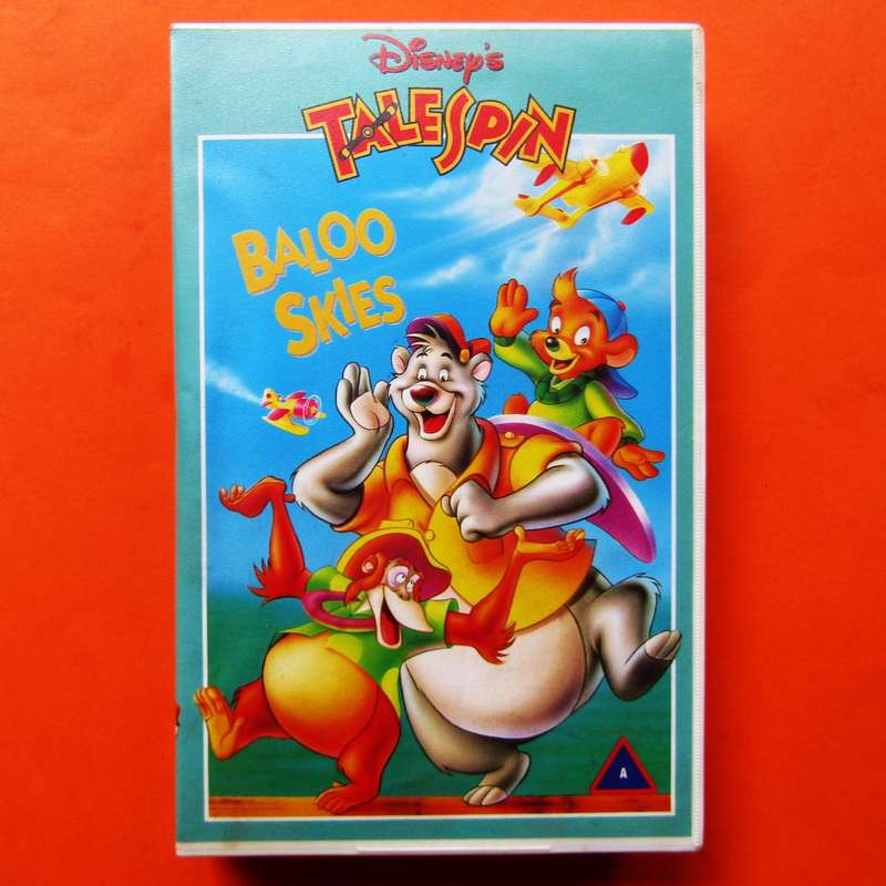 TaleSpin - Baloo Skies - Walt Disney VHS Tape (1994)