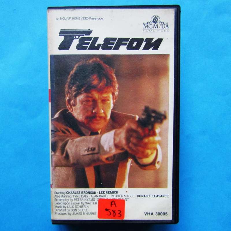 Telefon - Charles Bronson - Crime Movie VHS Tape (1977)