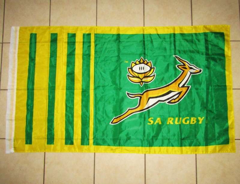 Large Springbok Rugby Flag