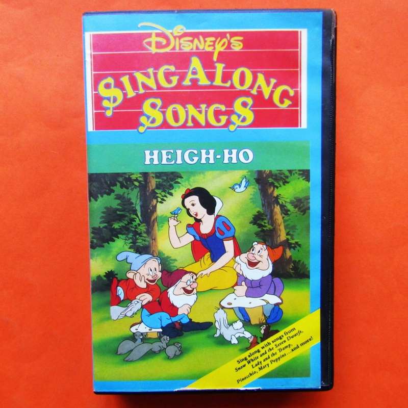 Sing Along Songs - Heigh Ho - Walt Disney VHS Tape (1989)