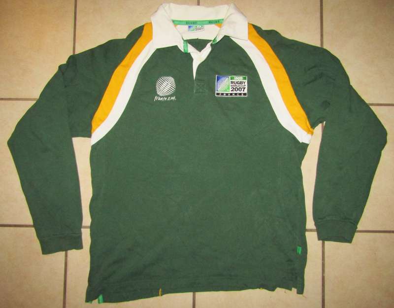 2007 World Cup Long Sleeve Rugby Jersey - Large Size