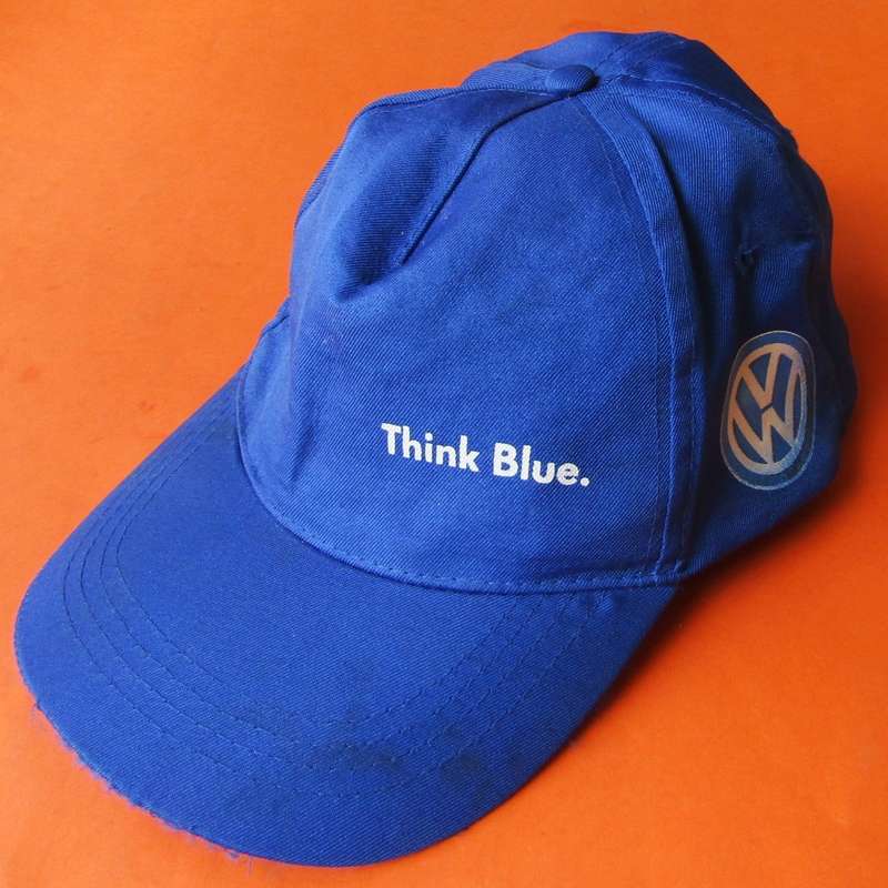 Old Think Blue Volkswagen Motors Cap