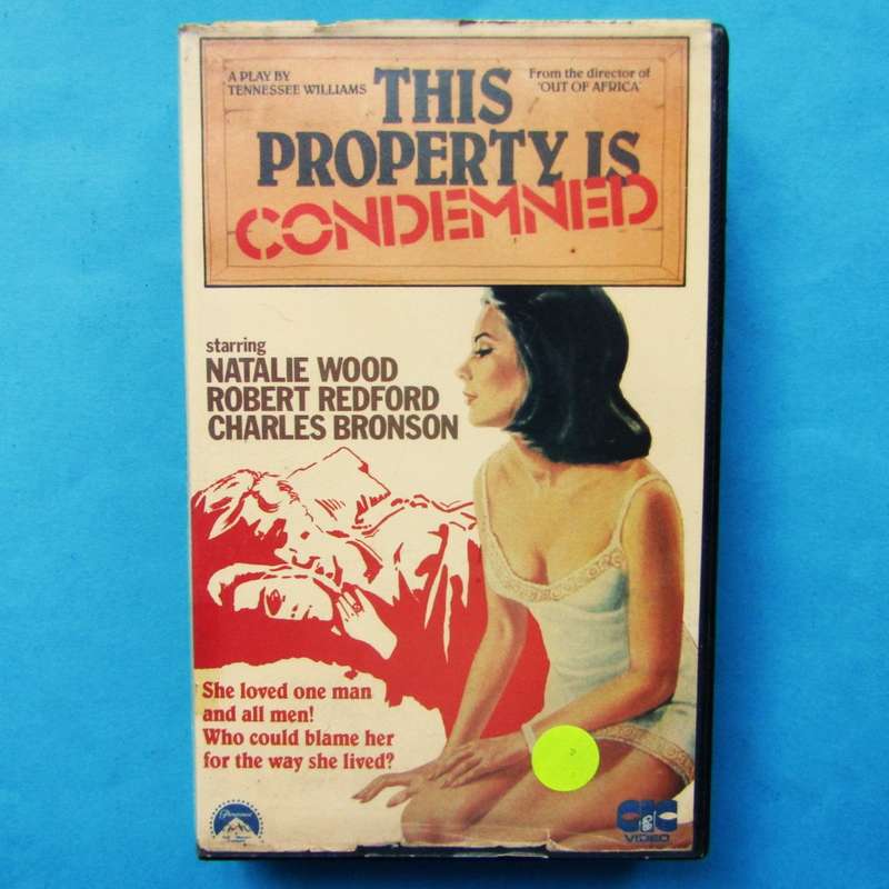 This Property Is Condemned - Movie VHS Tape (1988)