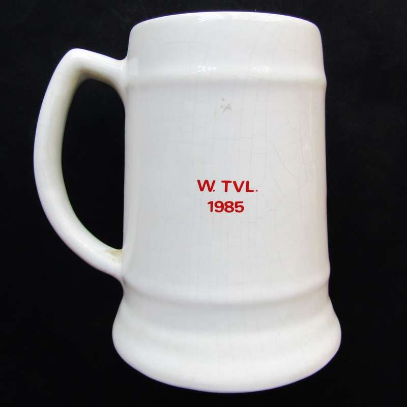 1985 Wes Transvaal Rugby Beer Mug