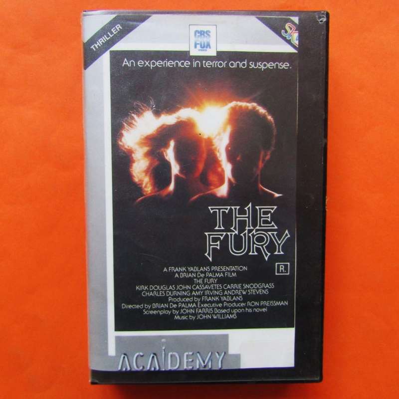 The Fury - Kirk Douglas - Horror Movie VHS Tape (1983)