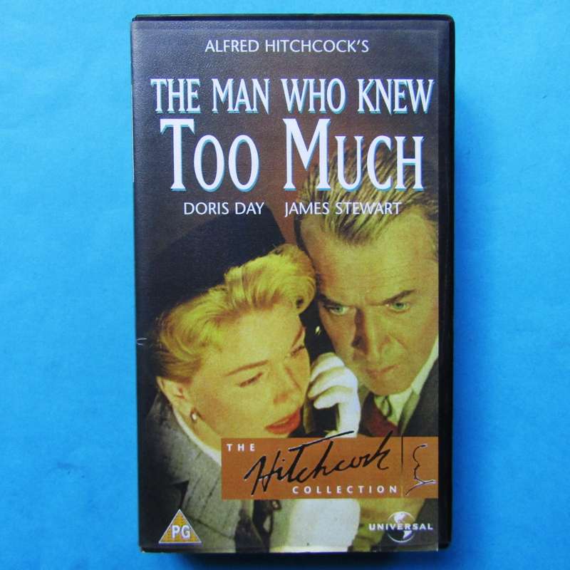 The Man Who Knew Too Much - Alfred Hitchcock - Movie VHS Tape (1999)