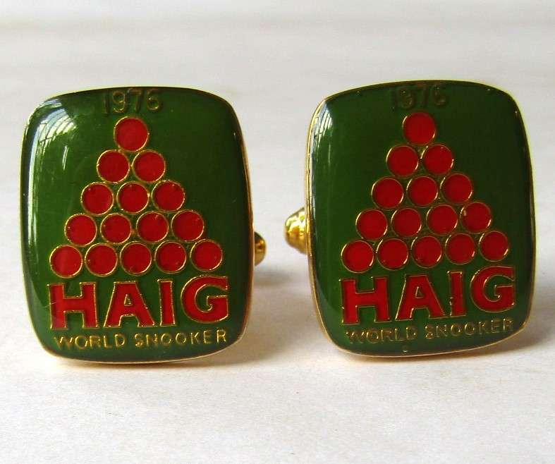 1976 World Snooker Championships Cufflinks