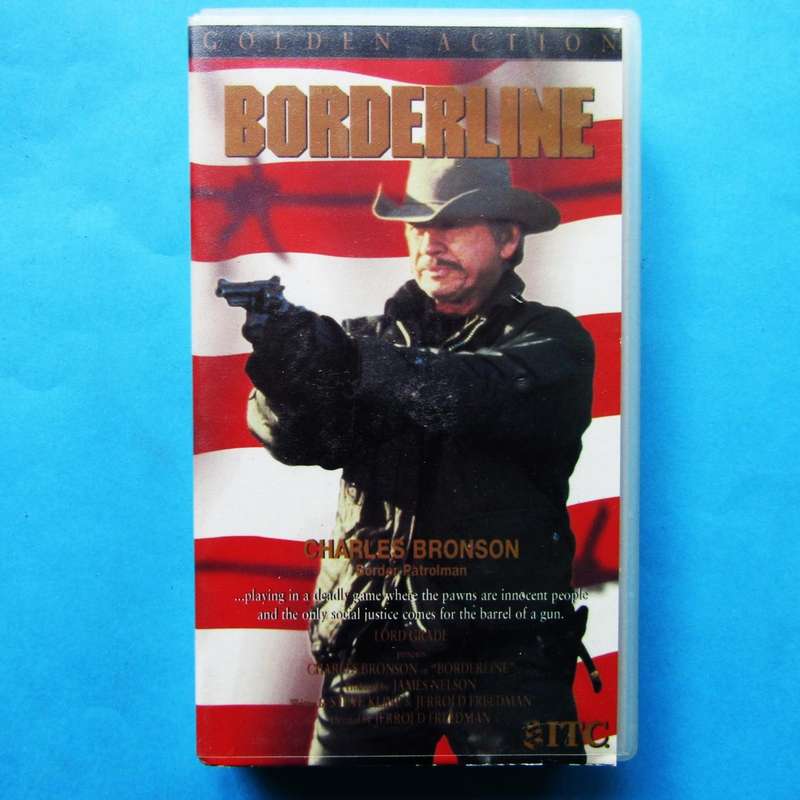 Borderline - Charles Bronson - Movie VHS Tape (1996)