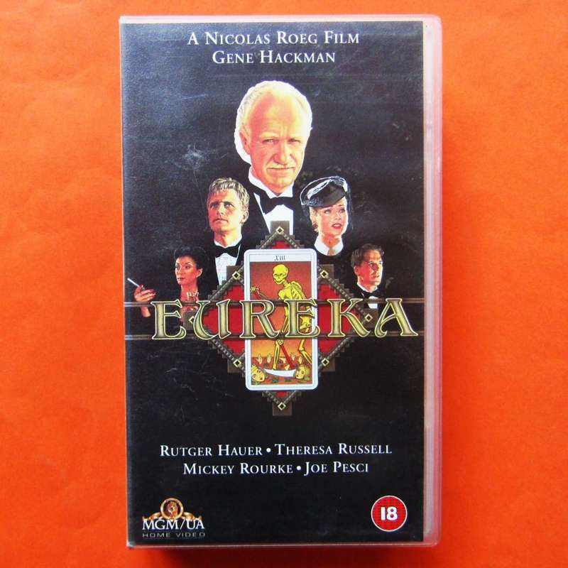 Eureka - Gene Hackman - Movie VHS Tape (1994)