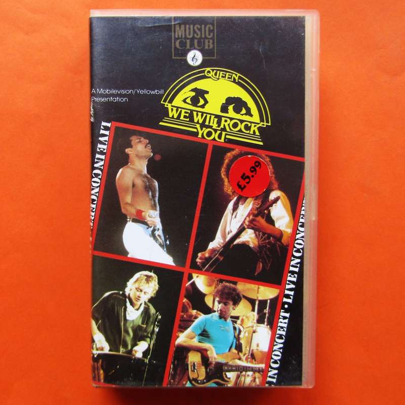 Queen - We Will Rock You - VHS Video Tape (1989)