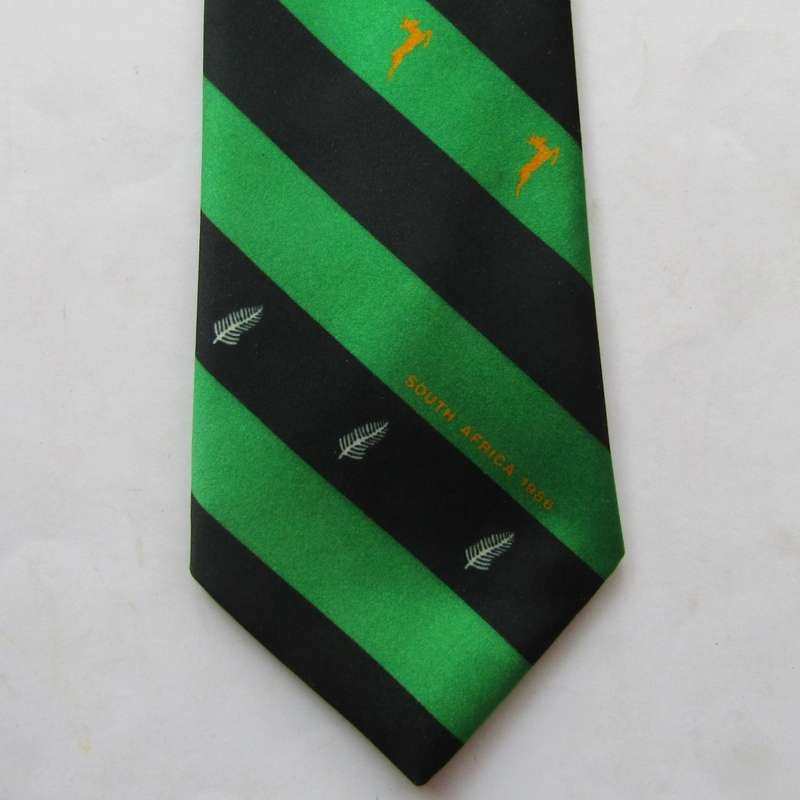 1986 Springboks vs All Blacks Rugby Neck Tie