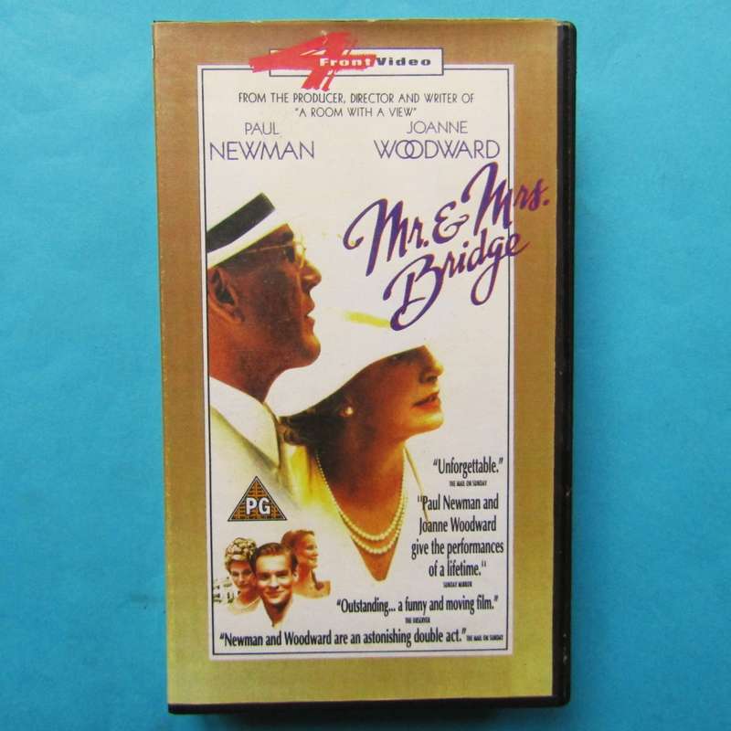 Mr. & Mrs. Bridge - Paul Newman - Movie VHS Tape (1992)