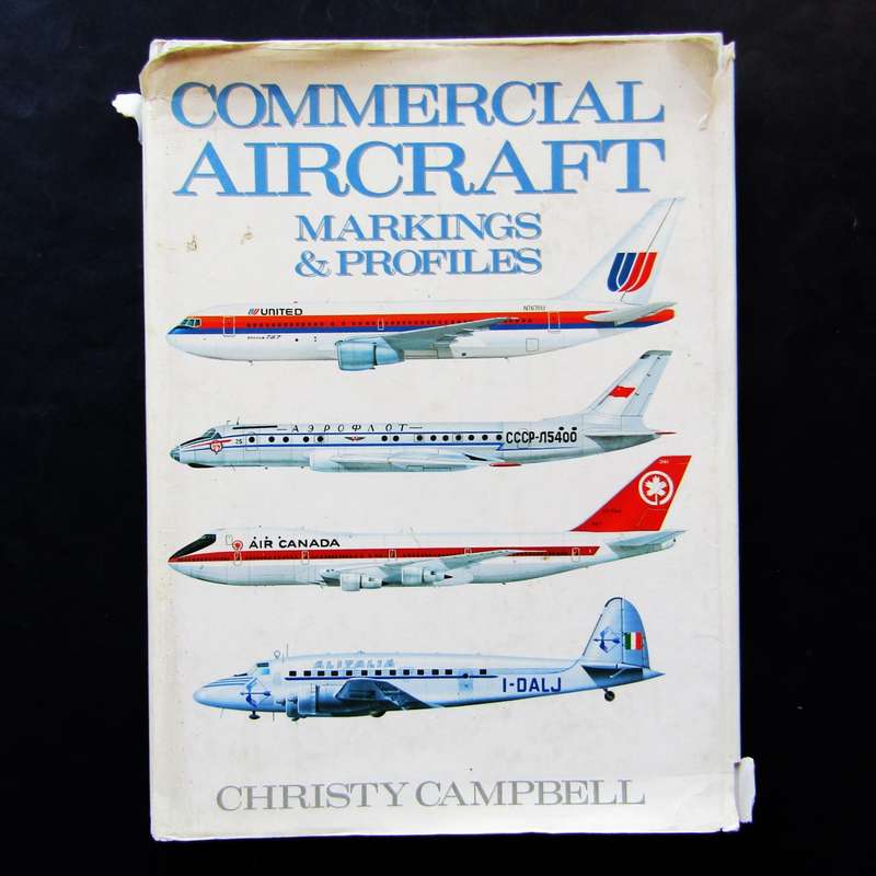 Commercial Aircraft Markings & Profiles - Hardcover Book (1991)