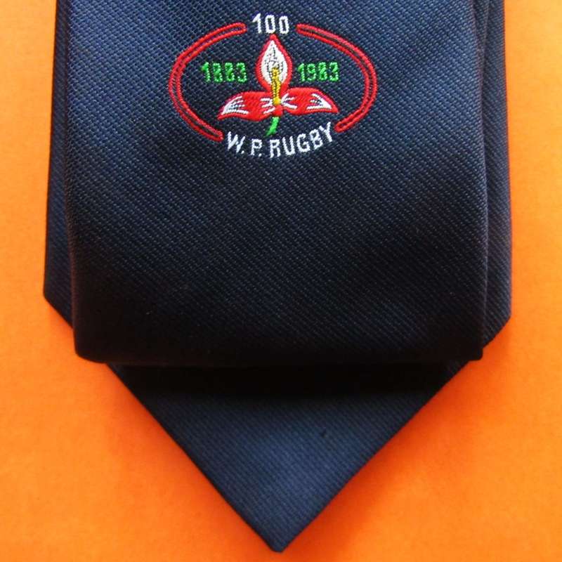 1983 WP Rugby 100 Year Neck Tie