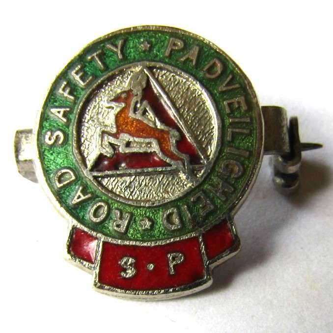 Old Springbok Road Safety Lapel Pin Badge