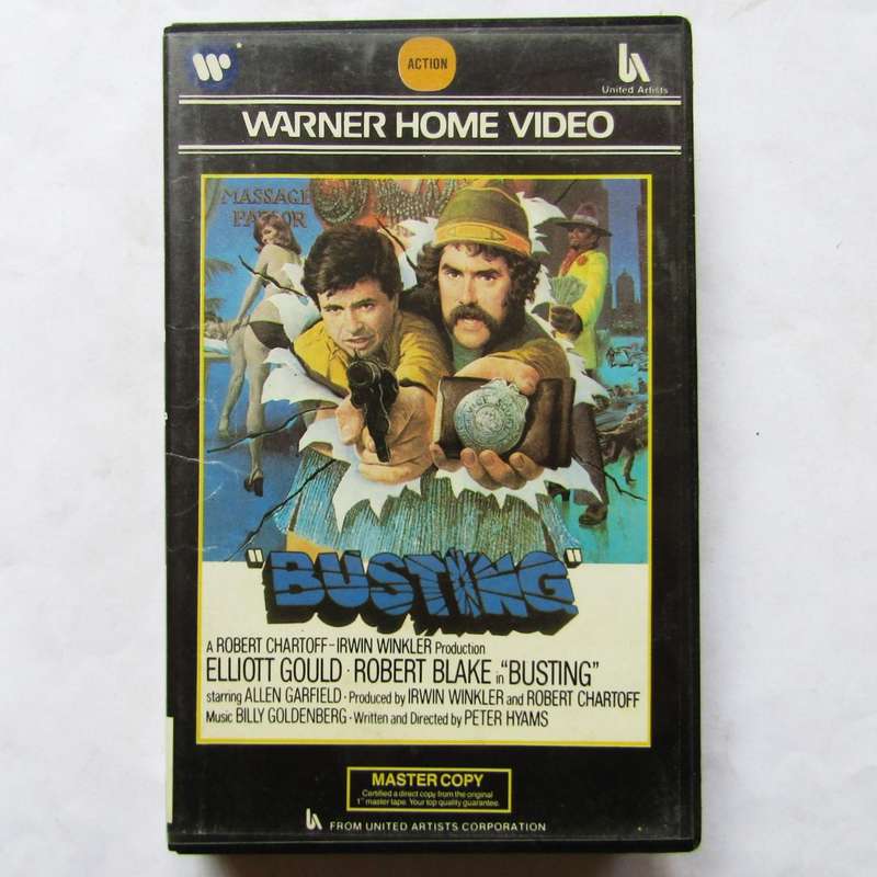 Busting - Elliott Gould - Movie VHS Tape (1984)