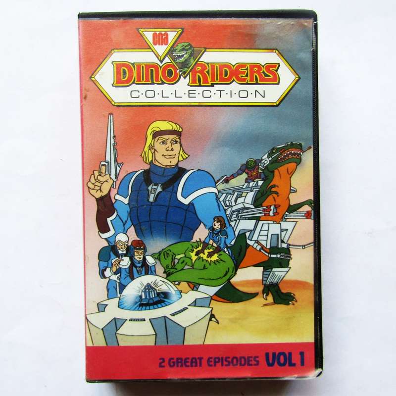 Dino Riders - Volume 1 - VHS Video Tape (1989)