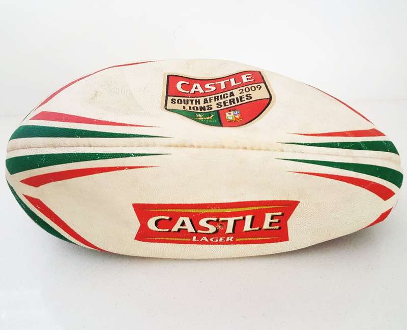 2009 Springboks vs British Lions Rugby Ball