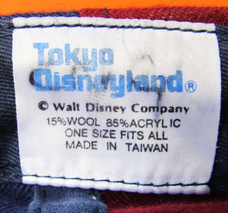 Old Tokyo Disneyland Mickey Mouse Cap