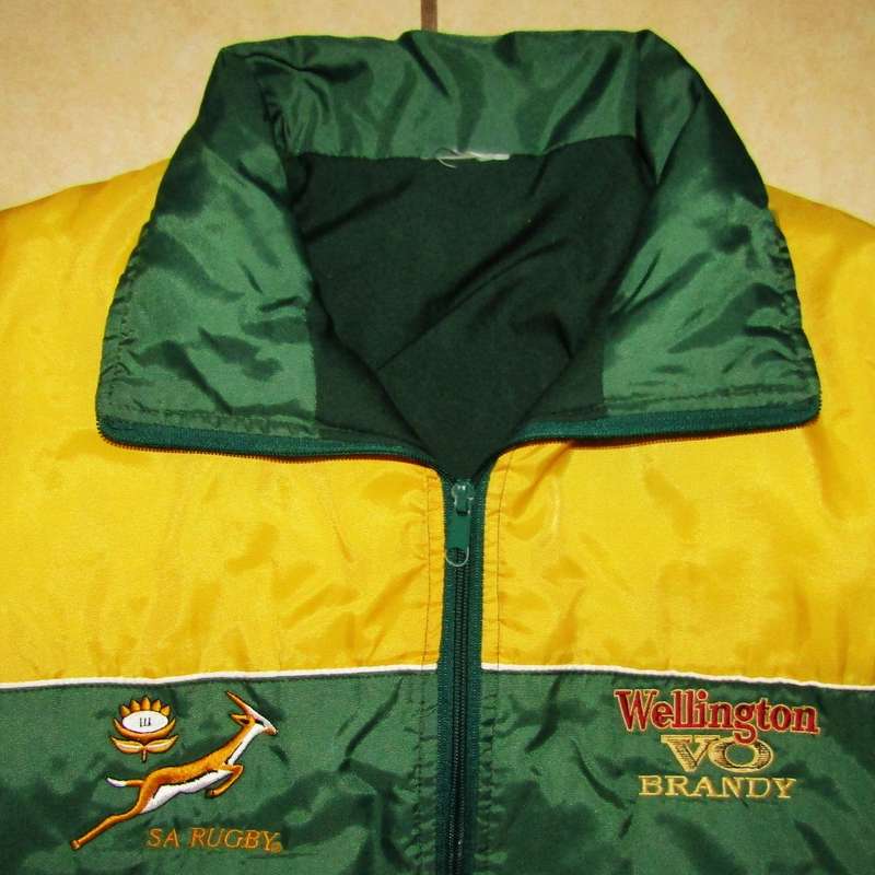 Old Wellington VO Brandy Springbok Rugby Jacket - Large Size