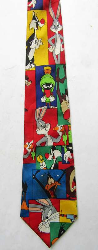 Old Looney Tunes Cartoon Neck Tie