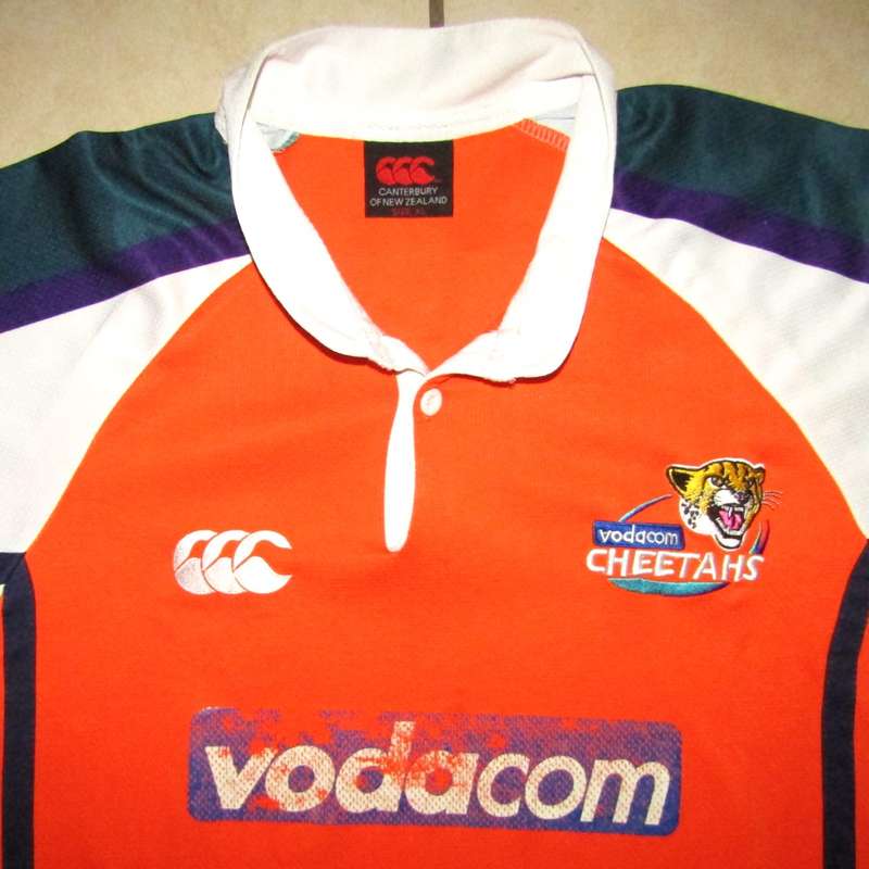 Old Cheetahs Super 14 Rugby Jersey - XL Size