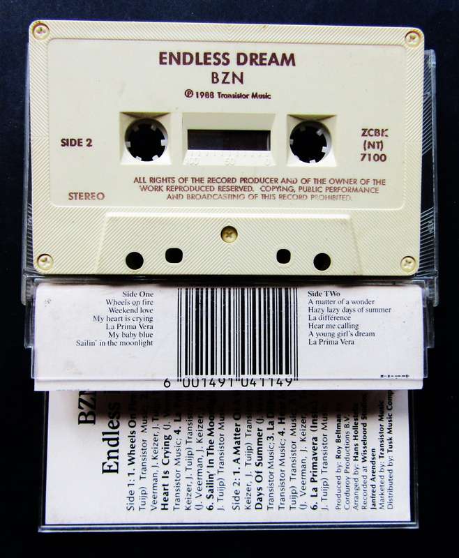 BZN - Endless Dream - Cassette Tape (1988)