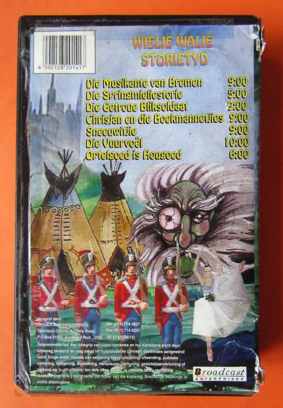 Wielie Walie Storietyd - VHS Video Tape (1996)