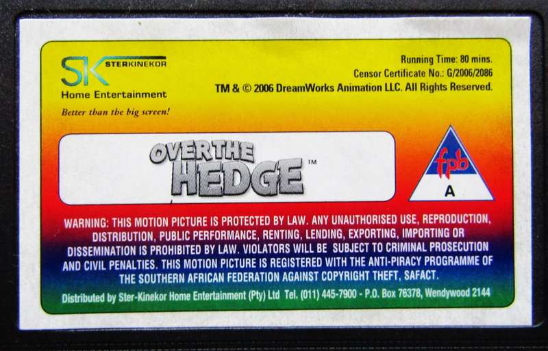 Over the Edge - Movie VHS Tape (2006)