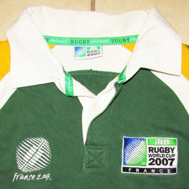 2007 World Cup Long Sleeve Rugby Jersey - Large Size