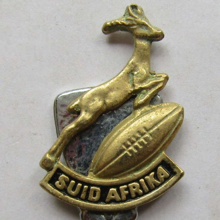 Old Springbok Rugby Crested Spoon