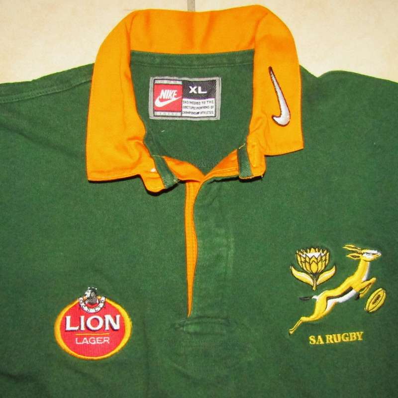 Old Nike Springbok Rugby Jersey - XL Size