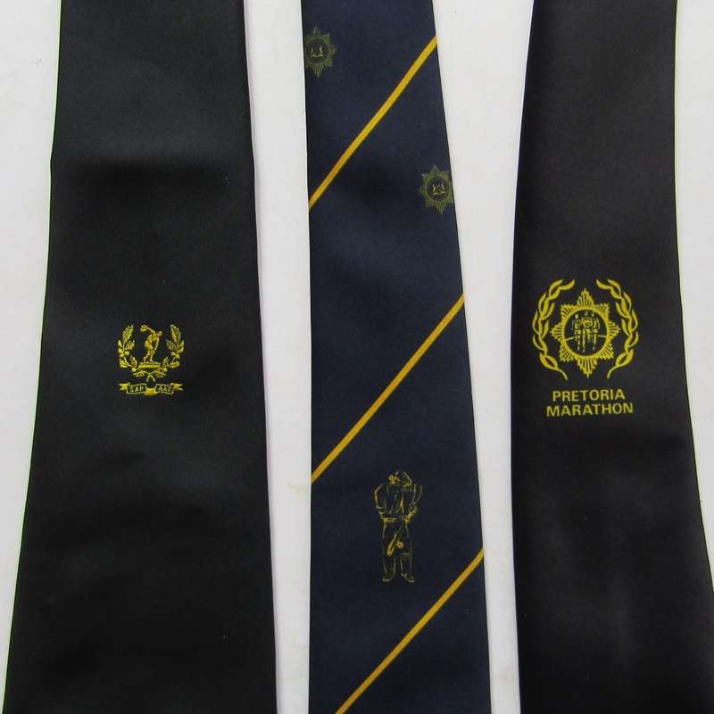 3 Old Police Sport Neck Ties