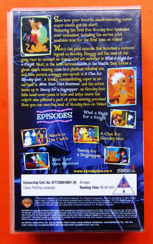 Scooby Doo - Original Mysteries - VHS Video Tape (2000)