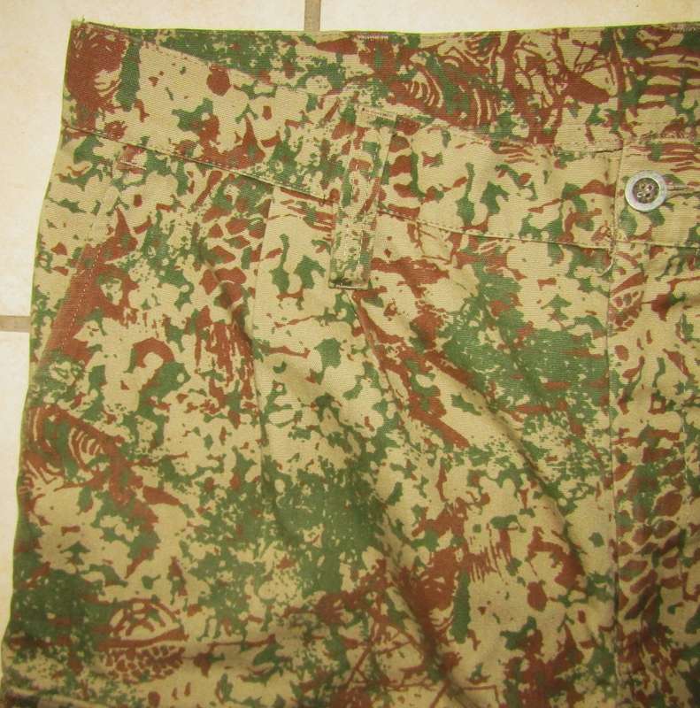 Old Military Camo Shorts - Size 38