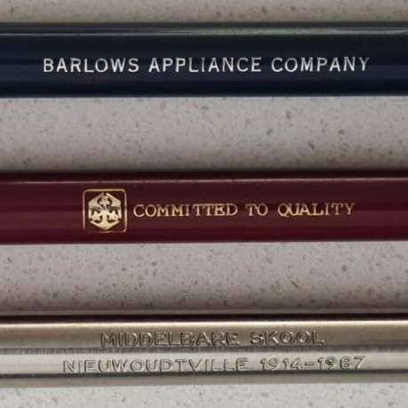 3 Old Parker Roller Ball Advertising Pens