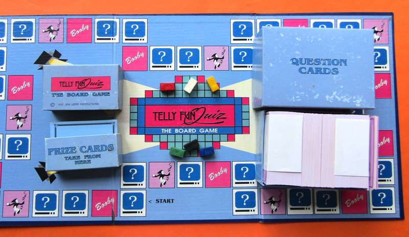 1992 Telly Fun Quiz Board Game