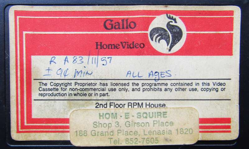 Timerider - Time Travel Movie VHS Tape (1983)