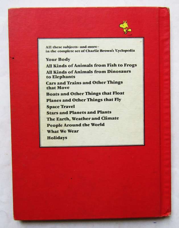 1980 Charlie Brown's Cyclopedia Volume 1 Hardcover Book