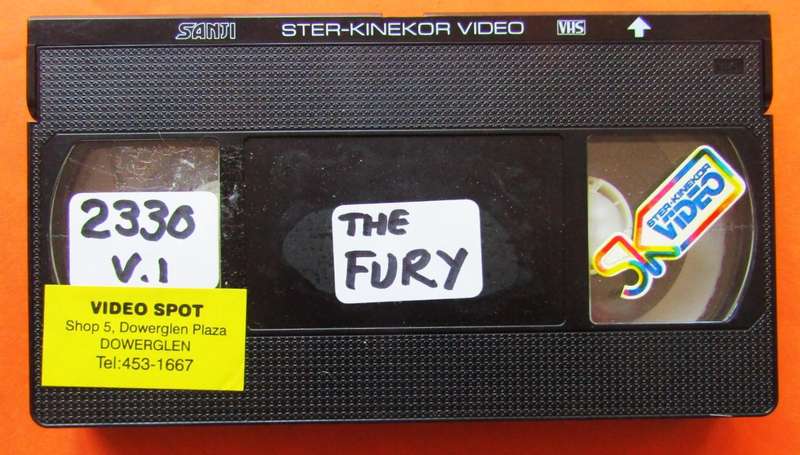 The Fury - Kirk Douglas - Horror Movie VHS Tape (1983)