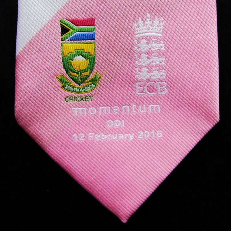 2016 ODI - SA vs England - Cricket Neck Tie